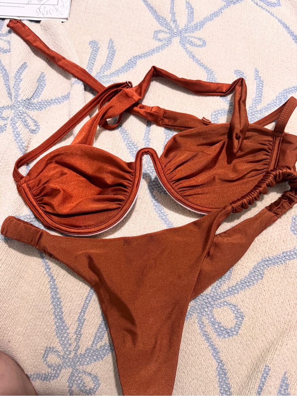 Bershka Cooper Underwire Bikini Set - Brand New and Never Worn